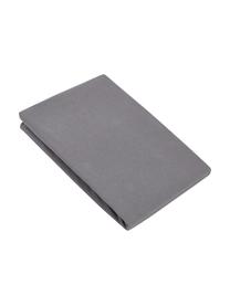 Boxspring-Spannbettlaken Lara, Jersey-Elasthan, 95% Baumwolle, 5% Elasthan, Dunkelgrau, B 90-100 x L 200 cm