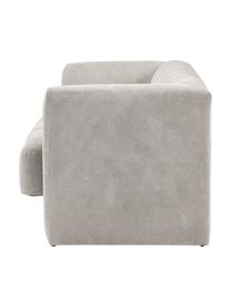 Sofa Bobi (2-Sitzer), Bezug: 88 % Polyester, 12 % Nylo, Gestell: Massives Kiefernholz, Webstoff Hellgrau, B 178 x T 82 cm