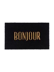 Wycieraczka Bonjour, Czarny, odcienie złotego, S 45 x D 75 cm