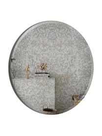 Espejo de pared envejecido sin marco Oxidized, Reverso: tablero de fibras de dens, Espejo: cristal, Gris, Ø 60 x F 3 cm