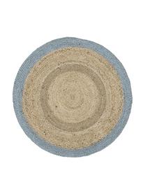 Okrągły ręcznie wykonany dywan z juty Shanta, 100% juta

Ponieważ dywany z juty są szorstkie, są mniej odpowiednie do bezpośredniego kontaktu ze skórą, Beżowy, szaroniebieski, Ø 100 cm (Rozmiar XS)