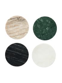 Marmor-Untersetzer Callum in verschiedenen Farben, 4er-Set, Marmor, Bunter Marmor, Ø 10 x H 1 cm