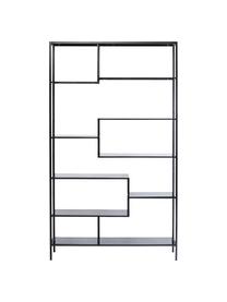 Étagère en métal Loft, Noir, larg. 115 x prof. 195 cm
