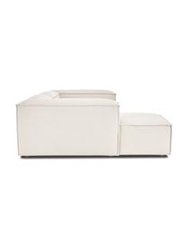 Sofá rinconera modular Lennon, Tapizado: 100% poliéster Alta resis, Estructura: madera de pino maciza, ma, Patas: plástico, Tejido beige, An 238 x F 180 cm, chaise longue derecha