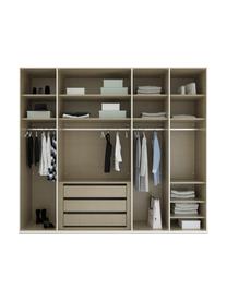 Drehtürenschrank Skat Shine mit beleuchteten Glastüren, Griffe: Metall, beschichtet, Anthrazit, B 251 x H 223 cm