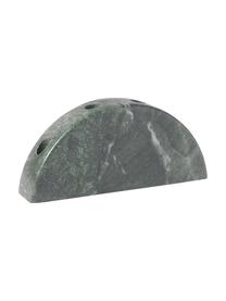 Marmor-Kerzenhalter Como, Marmor, Grün, marmoriert, B 28 x H 12 cm