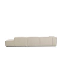 Modulaire XL chaise longue Lennon van corduroy, Bekleding: corduroy (92% polyester, , Frame: massief grenenhout, multi, Poten: kunststof De poten bevind, Corduroy beige, B 357 x D 119 cm, rugleuning rechts