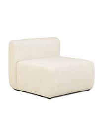 Módulo intermedio Sofia, Tapizado: 100% polipropileno Alta r, Tapizado: relleno de espuma, Estructura: madera de pino macizo, ag, Patas: plástico, Tejido blanco crema, An 86 x F 95 cm