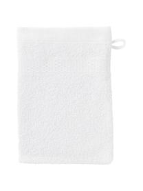 Rękawica kąpielowa z bawełny Camila, 2 szt., Biały, S 16 x W 22 cm