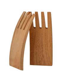 Saladebestek Zaza van mahoniehout, set van 2, Mahoniehout, Mahoniehout, L 15 cm