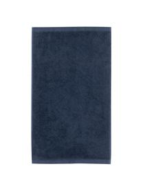 Eenkleurige handdoek Comfort, verschillende formaten, Donkerblauw, Gastendoekje, B 30 x L 50 cm, 2 stuks