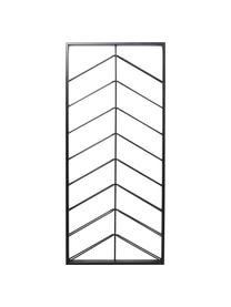 Portabottiglie pensile per 16 bottiglie Bistro, Acciaio verniciato a polvere, Nero, Larg. 70 x Alt. 160 cm