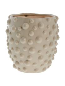 Cache-pot céramique Doelle, Céramique, Beige, Ø 20 x haut. 20 cm