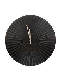 Nástenné hodiny Sensu, Čierna, Ø 40 cm