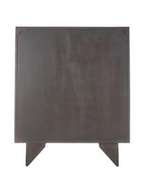 Credenza alta in legno di mango massiccio con ante Louis, Legno di mango, Larg. 100 x Alt. 120 cm