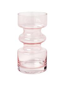 Mundgeblasene Glas-Vase Clea, Glas, Rosa, Ø 10 x H 18 cm