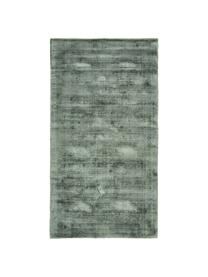 Ręcznie tkany dywan z wiskozy Jane, Zielony, S 160 x D 230 cm (Rozmiar M)