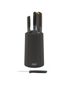 Set de cuchillos Elevate, 5 uds., Cuchillo: acero inoxidable, Negro, multicolor, Set de diferentes tamaños