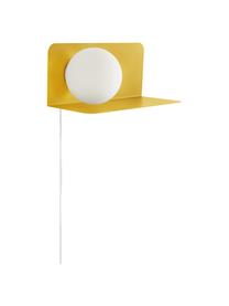 Aplique Walliee, Metal, Amarillo, F 15 x Al 13 cm