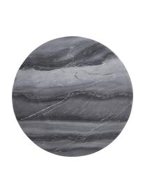 Deko-Tablett Marble aus Marmor in Dunkelgrau, Marmor, Dunkelgrau, Ø 30 cm