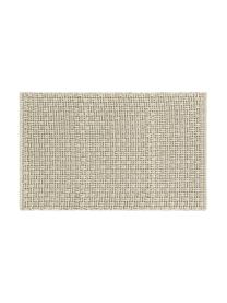 Zachte badmat Panama met structuur, 60% polyester, 40% katoen, Beige, B 50 x L 80 cm