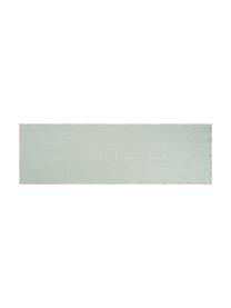 Leinen-Tischläufer Audra mit Fischgrätmuster, 100 % Leinen, Grün, Beige, B 46 x L 147 cm