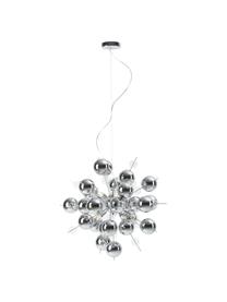 Lámpara de techo Explosion, Anclaje: metal cromado, Cable: plástico, Cromo, Ø 65 x Al 65 cm