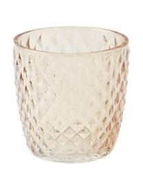 Teelichthalter-Set Marilu aus Glas, 4-tlg., Glas, Braun, Grau, Ø 8 x H 8 cm