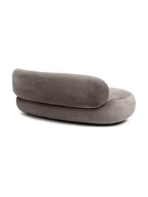 Nierensofa Alba (2-Sitzer), Bezug: 97% Polyester, 3% Nylon D, Gestell: Massives Fichtenholz, FSC, Füße: Kunststoff, Webstoff Grau, B 185 x T 114 cm, Rückenlehne links