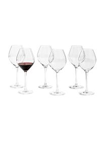 Copas de vino tinto Magnifique, 6 uds., Vidrio, Transparente, Ø 10 x Al 24 cm, 470 ml