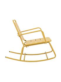 Fauteuil de jardin à bascule Lillian, Acier, revêtement par poudre, Ocre, larg. 63 x haut. 74 cm