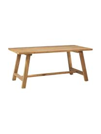Stół do jadalni z drewna tekowego Lawas, różne rozmiary, Drewno tekowe pochodzące z recyklingu, Jasny brązowy, S 220 x G 100 cm