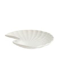 Coupe décorative Gullfoss, Céramique, Blanc, larg. 18 x haut. 2 cm