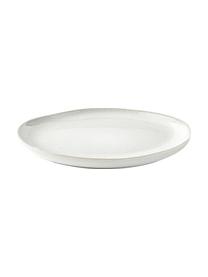 Vajilla esmaltado Gemma, 4 comensales (16 pzas.), Gres, Blanco crema, Set de diferentes tamaños