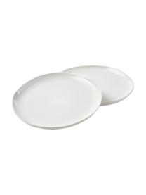 Vajilla esmaltado Gemma, 4 comensales (16 pzas.), Gres, Blanco crema, Set de diferentes tamaños