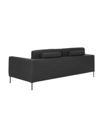 Sofá Cucita (3 plazas), Tapizado: tejido (100% poliéster) A, Estructura: madera de pino maciza con, Patas: metal pintado, Tejido gris antracita, An 228 x F 94 cm