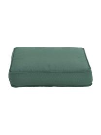 Cuscino sedia alto in cotone verde scuro Zoey, Rivestimento: 100% cotone, Verde scuro, Larg. 40 x Lung. 40 cm