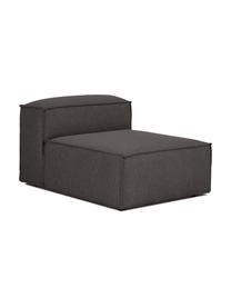 Módulo central sofá Lennon, Tapizado: 100% poliéster Alta resis, Estructura: madera de pino maciza, ma, Patas: plástico, Tejido gris antracita, An 89 x F 119 cm