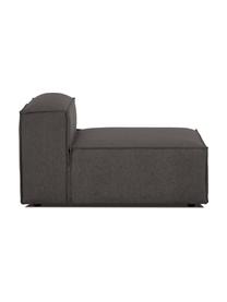 Módulo central sofá Lennon, Tapizado: 100% poliéster Alta resis, Estructura: madera de pino maciza, ma, Patas: plástico, Tejido gris antracita, An 89 x F 119 cm