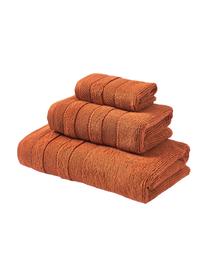 Lot de serviettes de bain avec bordure décorative Luxe, 3 élém., 100 % coton
qualité supérieure, 600 g/m²

Le matériau est certifié STANDARD 100 OEKO-TEX®, 8135CIT, CITEVE, Orange, Lot de tailles variées