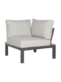 Komplet mebli ogrodowych Elias, 4 elem., Tapicerka: pianka Quick-Dry, Beżowy, brązowy, ciemny szary, S 246 x G 246 cm