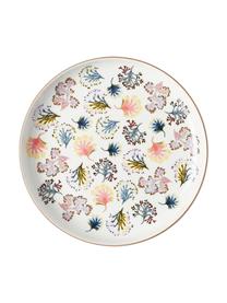Frühstücksteller Flamboyant, 4-tlg., Porzellan, Bunt mit Goldrand, Ø 19 x H 3 cm