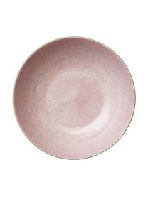 Salatschüssel Bit, Steingut, Rosa, Grau, Ø 24 x H 7 cm