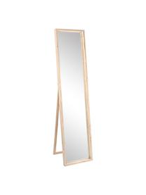 Espejo de pie de madera Tiziano, Espejo: cristal, Madera clara, An 40 x Al 170 cm