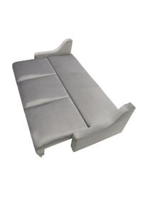 Sofá cama Lea (3 plazas), con espacio de almacenamiento, Patas: metal con pintura en polv, Gris, An 215 x F 94 cm