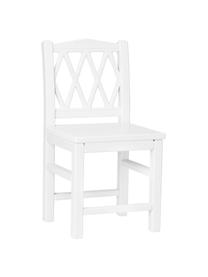 Dřevěná dětská židle Harlequin, Březové dřevo, dřevovláknitá deska se střední hustotou (MDF), natřená barvou bez VOC, Bílá, Š 30 cm, V 58 cm