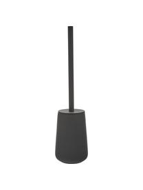 Szczotka do WC z pojemnikiem z porcelany Nova One, Czarny, Ø 10 x W 43 cm