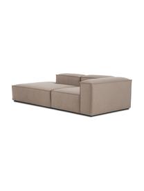 Modulárny šezlong Lennon, Hnedá, Š 269 x H 119 cm, s operadlom napravo