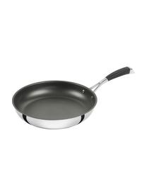 Bratpfannen-Set Poletto aus Edelstahl, 3-tlg., Edelstahl, Silberfarben, Schwarz, Set mit verschiedenen Größen