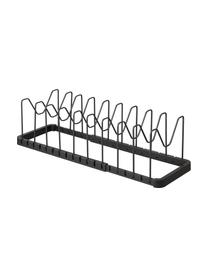 Organizer do szuflady Tower, Tworzywo sztuczne (ABS), stal powlekana, Czarny, S 45-82 x W 18 cm
